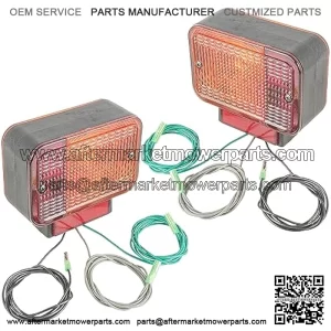 Left and Right Taillight Assembly Compatible with John Deere 4105 4200 4300 4400 4500 4600