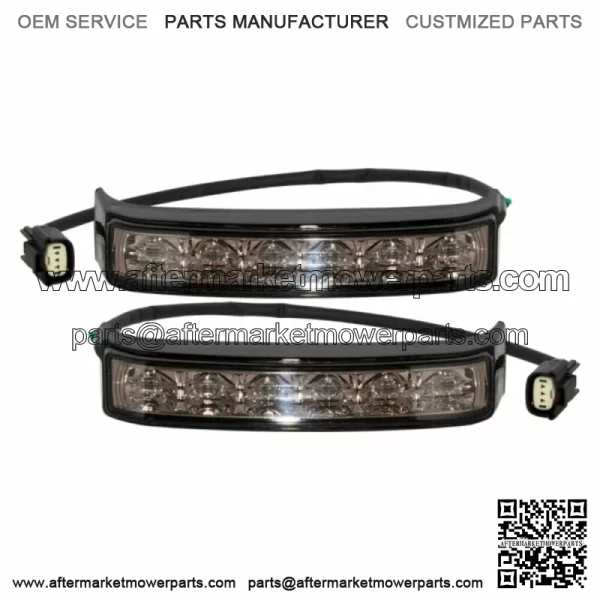 LED Saddlebag Turn Signals Brake Running Light Black Harley Touring 14+ (For: Harley-Davidson)
