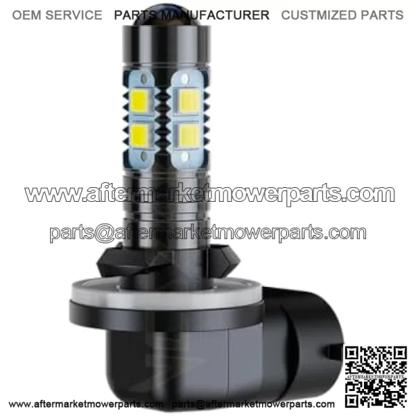 Compatible for Deere Gator X754 X758 XUV 550 560 590i JD AM144881 Headlights, 886/894/896/881 Light Bulbs, Plug N Play, 300% Brightness, 6000K White 12V 35W Light Bulbs, 2-Pack - Image 2