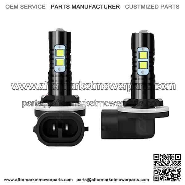 Compatible with John Deere Tractor Riding Mower Gator Bulbs R136239 AXE16948 AM118013, 881 889 862 886 894 896 898 Bulbs, 6000K White Super Bright, Plug and Play, Pack of 2