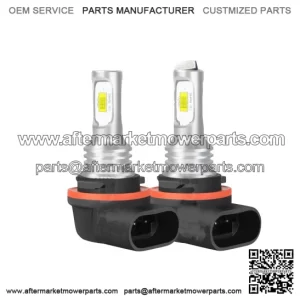 For Polaris Ranger 400 500 570 Xenon White 6000K LED Headlight Hi-Low Beam Bulbs