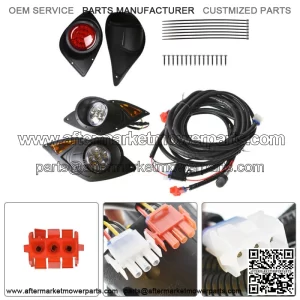 FOR YAMAHA G29 Drive GAS OR ELECTRIC Golf Cart LED Headlight & Tailight 2007+