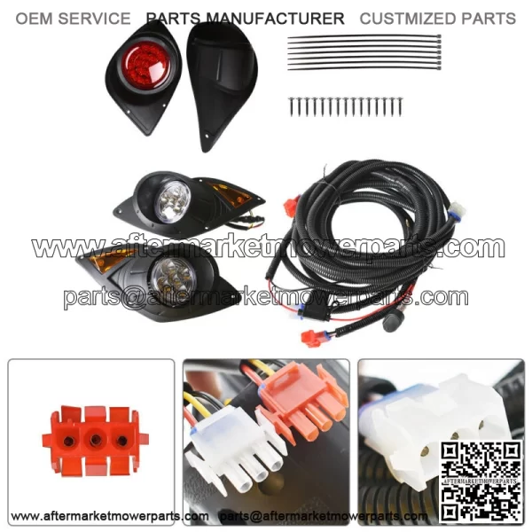 FOR YAMAHA G29 Drive GAS OR ELECTRIC Golf Cart LED Headlight & Tailight 2007+