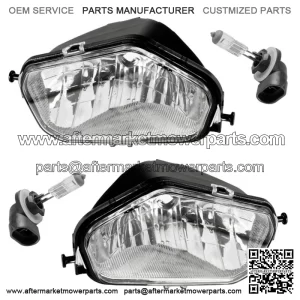 Front Left Right Headlight w/Bulb for Polaris Ranger Ranger 800 Crew 2010 For: Polaris Sportsman 800