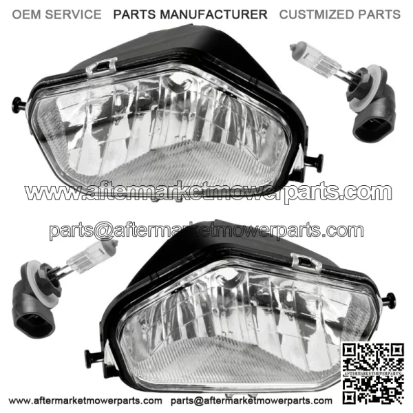 Front Left Right Headlight w/Bulb for Polaris Ranger Ranger 800 Crew 2010 For: Polaris Sportsman 800