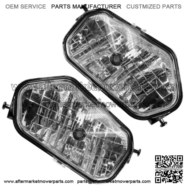 Front Left Right Headlight w/Bulb for Polaris Ranger Ranger 800 Crew 2010 For: Polaris Sportsman 800 - Image 5
