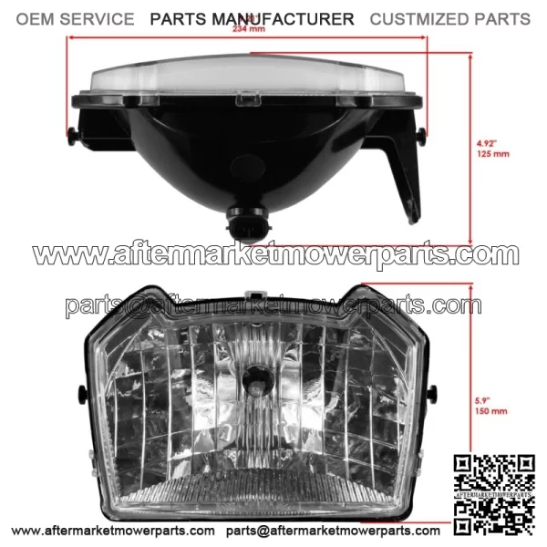 Headlight Assembly Middle For Polaris Sportsman XP 1000 Touring 2019-2021  For: Polaris Sportsman 570 - Image 2