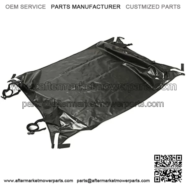 Black Soft Roof Compatible with John Deere HPX & XUV Gator with OPS (Rollbar) System roof panel Replacement for LP93127 - Image 4