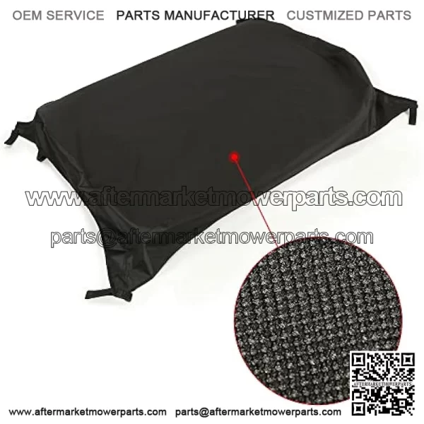 Black Soft Roof Compatible with John Deere HPX & XUV Gator with OPS (Rollbar) System roof panel Replacement for LP93127 - Image 5