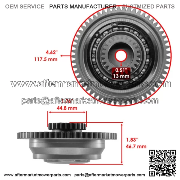 Supercharger Clutch Gear For Yamaha Waverunner FX Cruiser Svho FC1800 2014-2020 (For: 2014 Yamaha SVHO) - Image 2