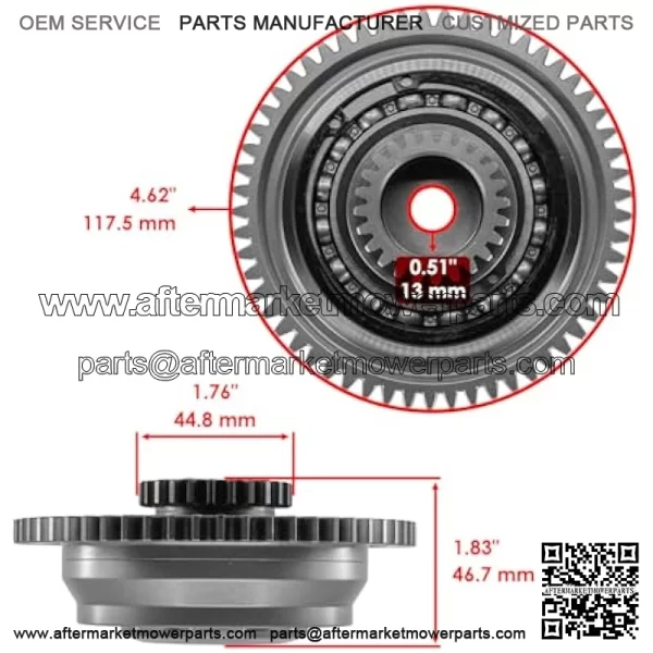 Replacement Part OEM for Supercharger Clutch Gear Assembly for Yamaha Waverunner FZR FZS GX1800 2014-2016 Index-DDR965-GTF1-4446 - Image 2