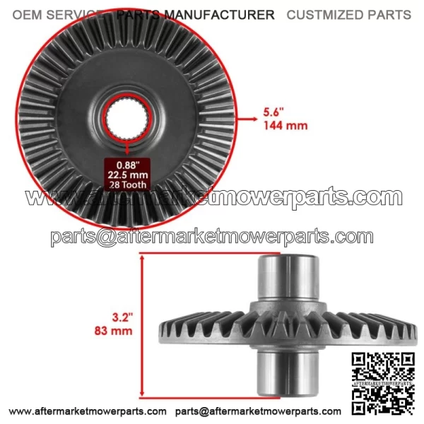 Rear Differential Ring & Pinion Gear Set For Honda 41310-HM7-000 NEW - Image 3