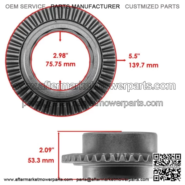 Front Differential Gear Ring & Pinion For Polaris Ranger 900 XP 2017 2018 2019 - Image 2