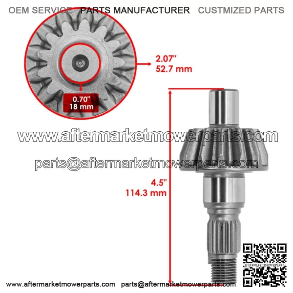 41431-HN8-000 Rear Differential Gear Ring & Pinion For Honda TRX650FA 2003-2005 - Image 3