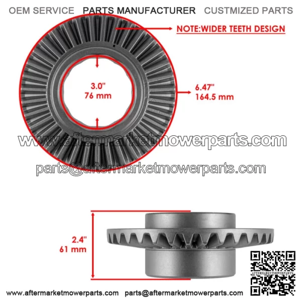 Front Differential Gear Pinion Kit For Polaris RZR XP 4 Turbo 2017-2018 2021 - Image 2