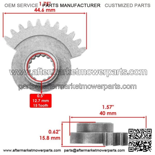 Transmission Drive Gear Shaft/Sector For Polaris Sportsman 570 Trail 2020-2021 For: Polaris Sportsman 570 - Image 3