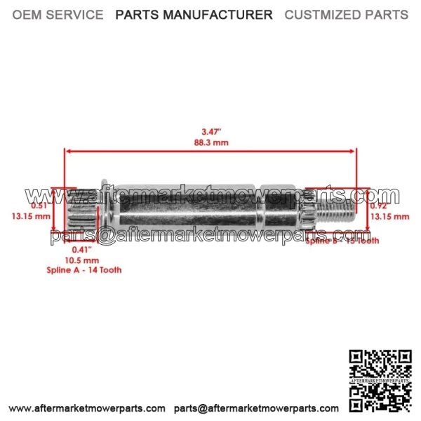 Transmission Drive Gear Shaft For Polaris Sportsman Touring 570 Premium 2021 For: Polaris Sportsman 570 - Image 2