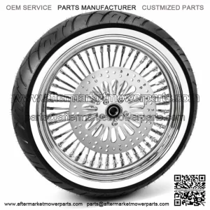 16 X 5.5 52 Fat Mammoth Spoke Rear Wheel Rim WW Shinko Tire 09-21 Harley Touring (For: Harley-Davidson)