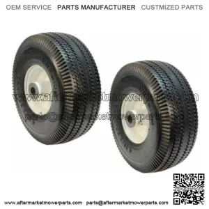 2 Flat Free Mower Front Wheels for  TimeCutter-Z MX4250 Z5000 SS4260 SS4200