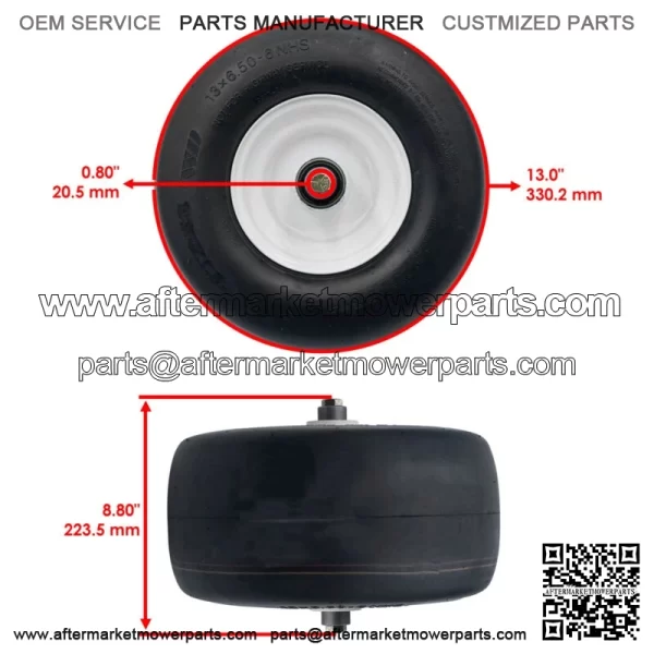 606744 607317 604717 Wheel Tire Assembly For Hustler Diesel Z Super Z Raptor SD - Image 2