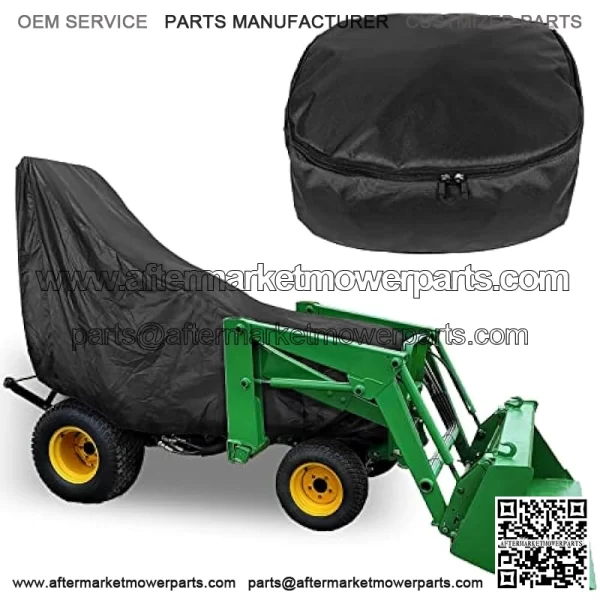 LP95637 Classic Accessories Tractor Cover for John Deere Compact Utility Tractors 2320, 2520, 2720, 3120, 3320, 3520, 3720, 3203, 4105 Series | All-Season Protection, Oxford 300D Fabric, Waterproof, Weatherproof