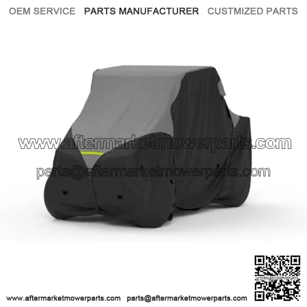 Weatherproof UTV Cover Compatible with 2019 John Deere Gator Xuv835m with HVAC - Outdoor & Indoor - Water, Snow, Sun - Built-in Securing Straps - Includes Free Storage Bag
