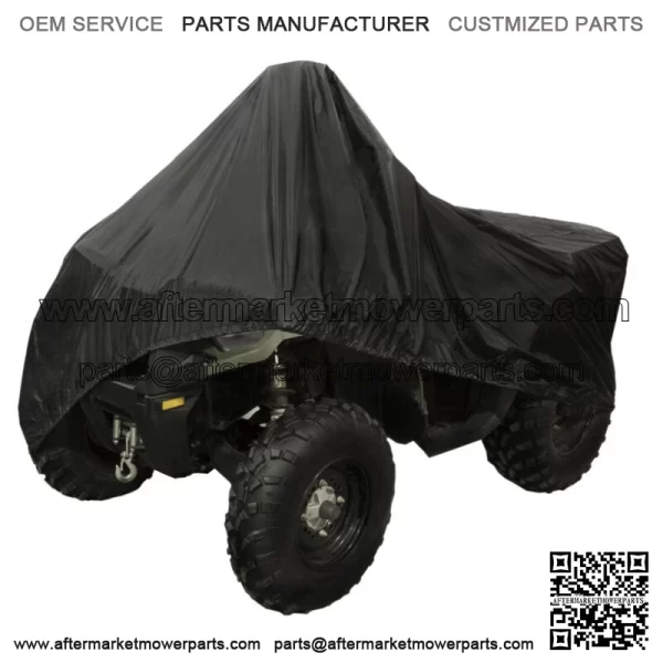 ATV Cover for Honda Yamaha fits Suzuki Polaris Black ATV Cover