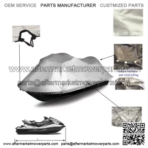 Yamaha Jet Ski FX Cruiser SHO HO SVHO Mooring JetSki PWC Storage Cover silve (For: 2014 Yamaha SVHO)
