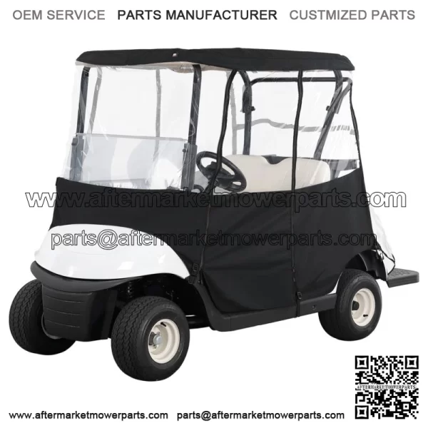 600D Golf Cart Cover Enclosure Protector 2 Passenger for Club Car EZGO YAMAHA