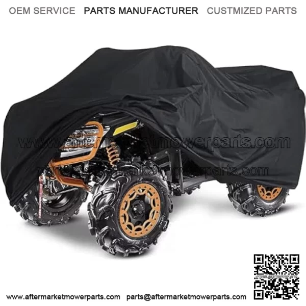 ATV Cover Waterproof Heavy Duty All Weather, Quad 4 Wheeler Cover Sun Rain Snow Protection, Fits for Honda, Yamaha, Polaris, Suzuki, Kawasaki, Can-Am Arctic Cat, XXXL 100x43x48 inch