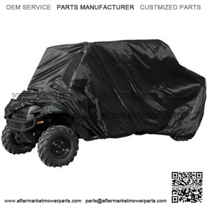 Universal Deluxe Waterproof UTV Cover Black Fits Up To 140" L For: More than one vehicle
