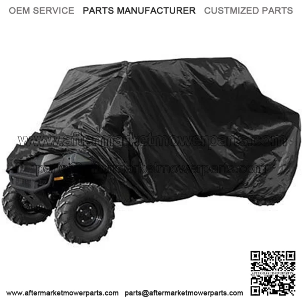 Universal Deluxe Waterproof UTV Cover Black Fits Up To 140" L For: More than one vehicle