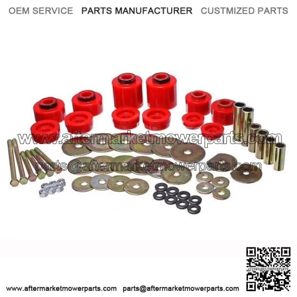 for 80-96 Ford F-150/250/350 Red Body Mount Set Includes