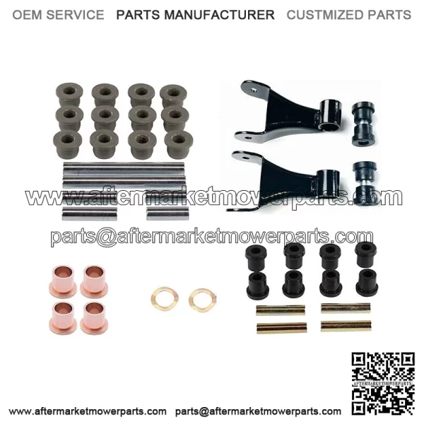 Golf Cart Front Rear end Bushing Kit W/ Shackle for Club Car Precedent 2004-2013