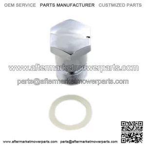 Chrome Tach Tachometer Drive Block Off Plug and Gasket Harley Ironhead Sportster (For: Harley-Davidson)