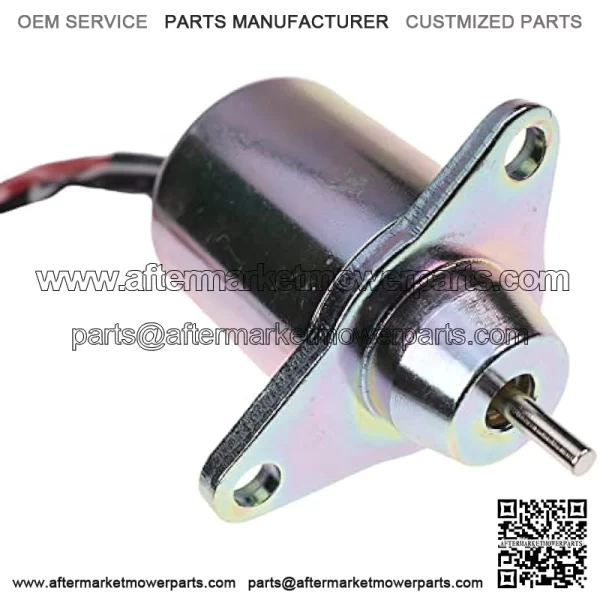 Fuel Shutoff Solenoid M810324 YM119233-77931 Compatible with John Deere 3203 4105 3032E 3036E 3038E YANMAR TB235 3TNV88-BPTB2 - Image 2