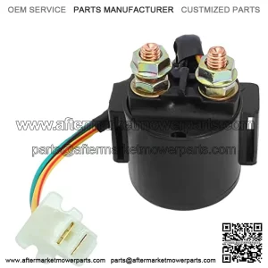 Starter Solenoid Relay Compatible with Yamaha Tri Moto Virago Wolverine Warrior TTR225 TTR250 YFM350 YFM350FX XV535 XJ550 XJ650 XJ750 XJ900 XS850 XS1100 XV500 XV750 XV920 XZ550 YTM200 YTM225