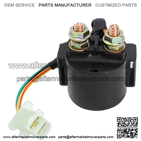 Starter Solenoid Relay Compatible with Yamaha Tri Moto Virago Wolverine Warrior TTR225 TTR250 YFM350 YFM350FX XV535 XJ550 XJ650 XJ750 XJ900 XS850 XS1100 XV500 XV750 XV920 XZ550 YTM200 YTM225