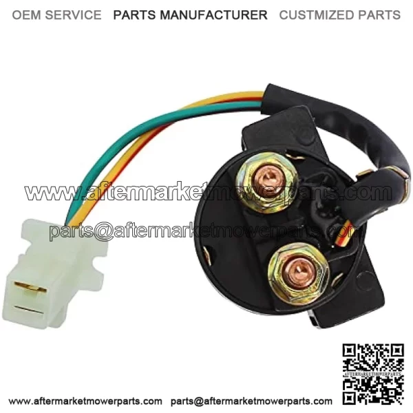 Starter Solenoid Relay Compatible with Yamaha Tri Moto Virago Wolverine Warrior TTR225 TTR250 YFM350 YFM350FX XV535 XJ550 XJ650 XJ750 XJ900 XS850 XS1100 XV500 XV750 XV920 XZ550 YTM200 YTM225 - Image 3