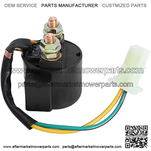 Starter Solenoid Relay Compatible with Yamaha Tri Moto Virago Wolverine Warrior TTR225 TTR250 YFM350 YFM350FX XV535 XJ550 XJ650 XJ750 XJ900 XS850 XS1100 XV500 XV750 XV920 XZ550 YTM200 YTM225 - Image 4