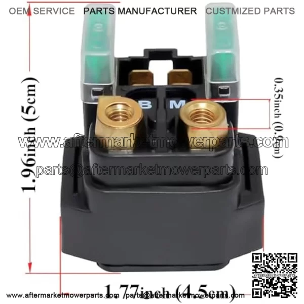 Starter Relay Solenoid Replacement for Yamaha 660 YXR660 Rhino 660 2004 2005 2006 TDM 900 2002-2010 TRX 850 TRX850 1996-1998 XJR 400 XJR400R 1993-1996 XVS1100 A Drag Star 2000-2006 - Image 2