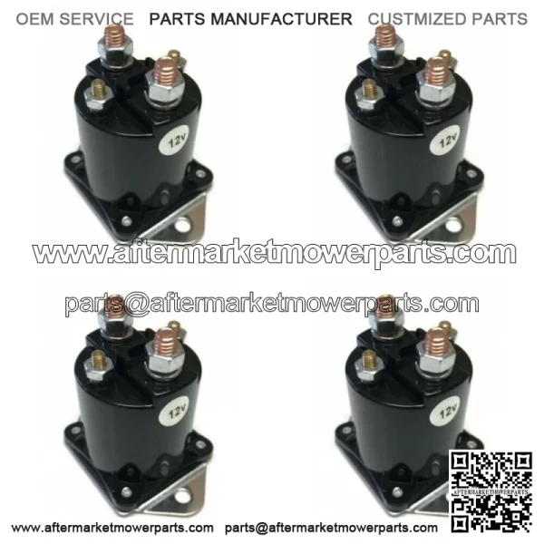 4 12V Solenoid Switch 1013609 for 1984-Up Club Car DS, Precedent Gas Golf Cart