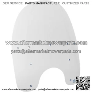 Memphis Shades 17" Replacement Clear Quick Release Windshield Harley Dyna FXR XL (For: Harley-Davidson)