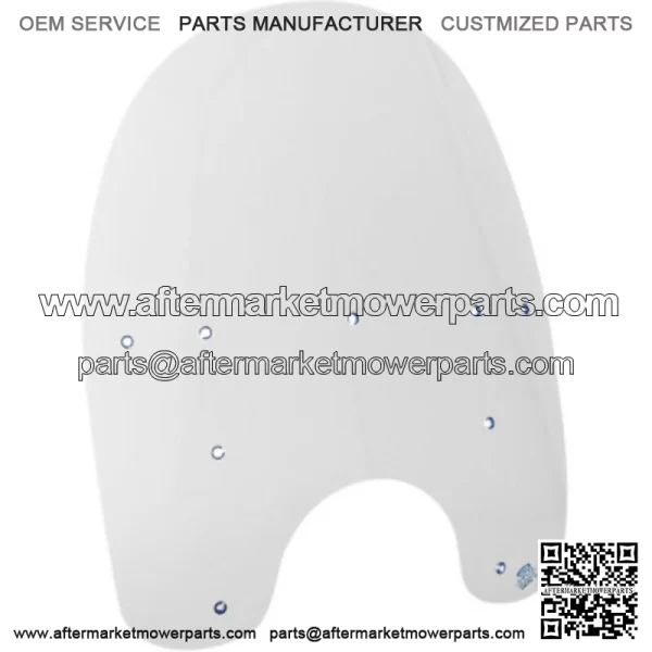 Memphis Shades 17" Replacement Clear Quick Release Windshield Harley Dyna FXR XL (For: Harley-Davidson)