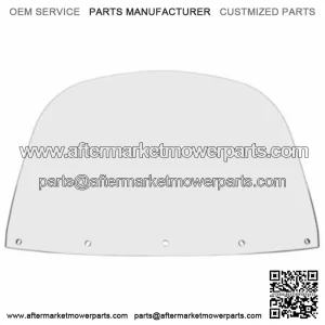 Memphis Shades 12 Clear Standard Replacement Windshield Harley Touring 86-95 FLH (For: Harley-Davidson)