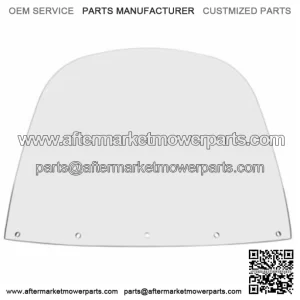 Memphis Shades 15 Clear Standard Replacement Windshield Harley Touring 86-95 FLH (For: Harley-Davidson)