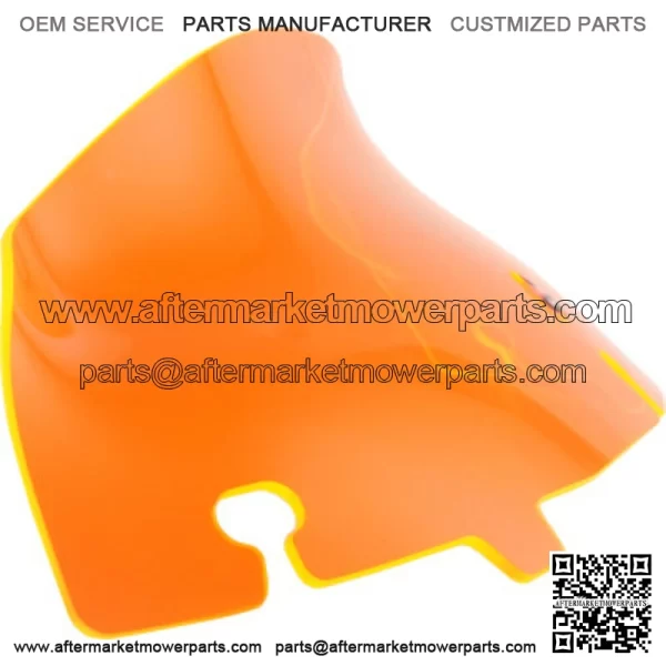 Klockwerks 4" Flare Orange Ice Kolor Windshield Harley Street Electra Glide 14+ (For: Harley-Davidson)