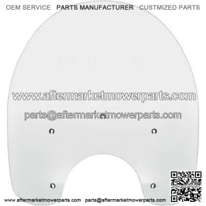 Memphis Shades 15 OE Replacement Clear Horseshoe Windshield Harley Softail 86-17 (For: Harley-Davidson)