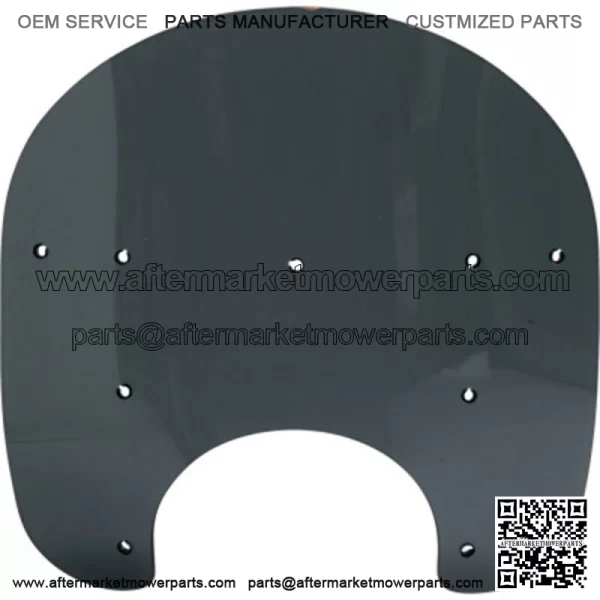 Memphis Shades 15" Replacement Dark Black Windshield Windscreen Harley Road King (For: Harley-Davidson)