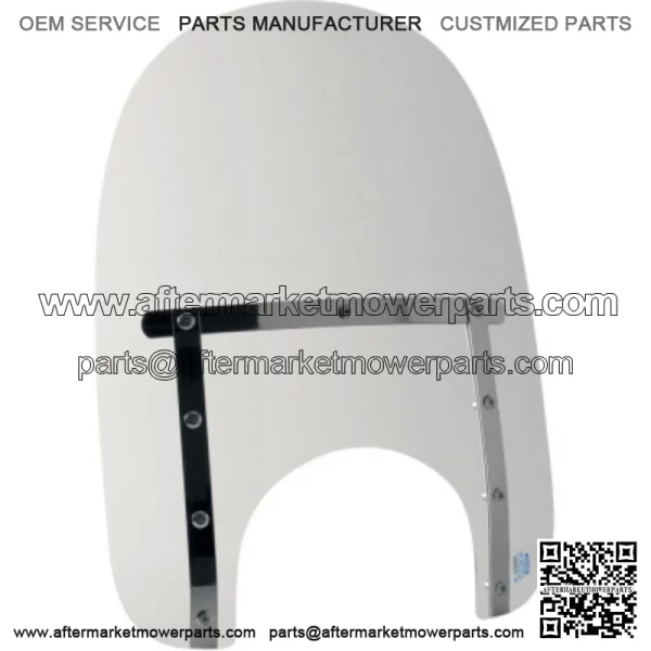 Memphis Shades 17" Slim Clear Windshield Screen Harley Softail Street Bob 18+ (For: Harley-Davidson)